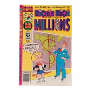 Richie Rich Millions #93 Newsstand Cover (1961-1982) Harvey Comics