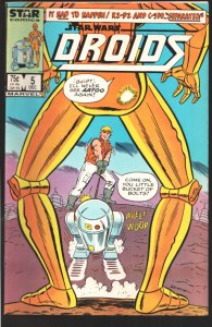 Droids #5 1986-Star Comics-R2-D2 & C-3PO are separated-High grade-VF/NM