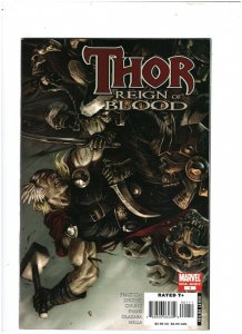 Thor Reign of Blood #1 Marvel Comic Matt Fraction Odin app. 2008