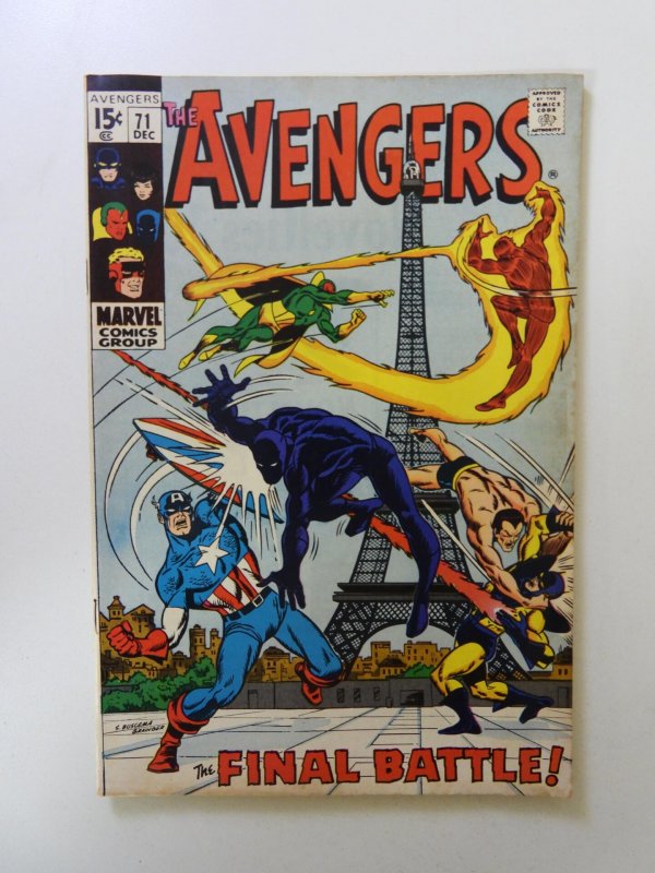 The Avengers #71 (1969) 1st appearance of The Invaders FN/VF condition