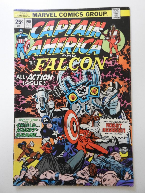 Captain America #190 (1975) Robot Assassin! Solid VG Condition!