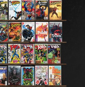 Huge Lot 130+ Comics with X-Men, Action Comics, The Uncanny X-Men & More!