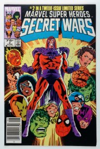 Marvel Super Heroes Secret Wars #2 NEWSSTAND (1984)