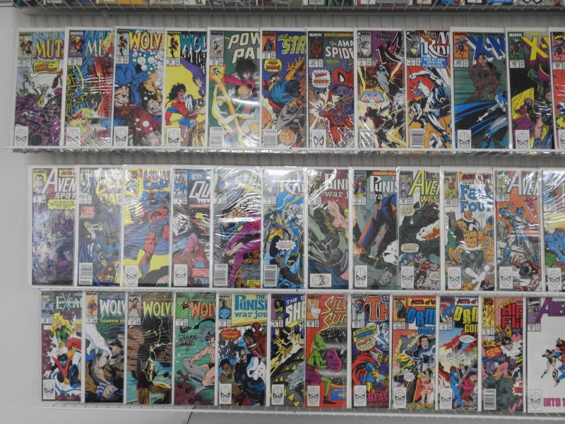 Huge Lot 130+ Comics W/ Iron Man, Daredevil, Wolverine+ Avg VF+ Condition!!