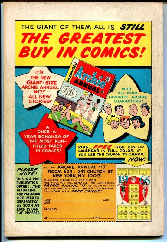 Archie's Mad House Annual #3  1965 - Archie  -G - Comic Book