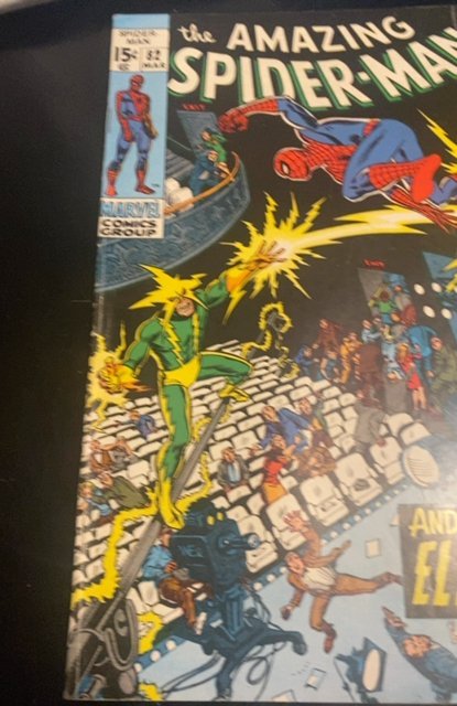 The Amazing Spider-Man #82 (1970)Electro Romita art