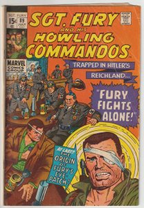Sgt. Fury And His Howling Commandos #89 (Jul 1971, Marvel), VG condition (4.0)