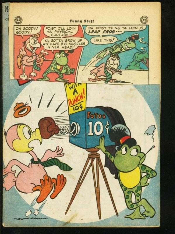 FUNNY STUFF #20 1947-DC COMICS-2ND DODO AND FROG COVER FR