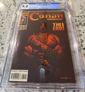 Conan The Barbarian # 275 CGC Graded 9.0 Marvel Comic Book 1993 Last Issue JH32