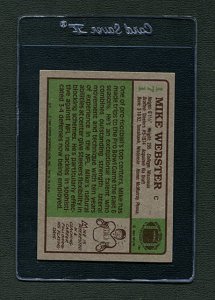 1984 Topps #171 Mike Webster / HOF / (MINT)