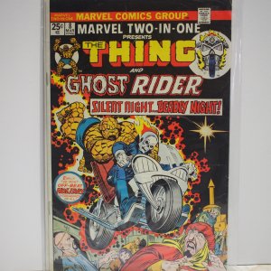 Marvel Two-in-One #8 (1975) Fine. The Thing and Ghost Rider