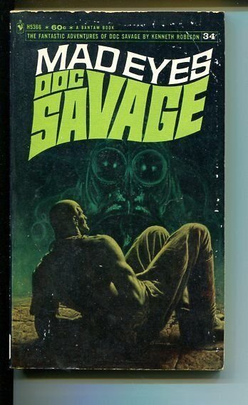 DOC SAVAGE-MADEYES-#34-ROBESON-VG/FN-JAMES BAMA COVER- VG/FN