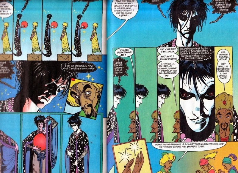 Sandman(Vertigo)# 45,46,47,48,49,50, Special # 1 Road Trip, Ramadan, and Tragedy