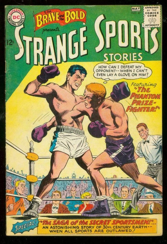 BRAVE AND BOLD #47 1963-STRANGE SPORTS STORIES-BOXING VG/FN