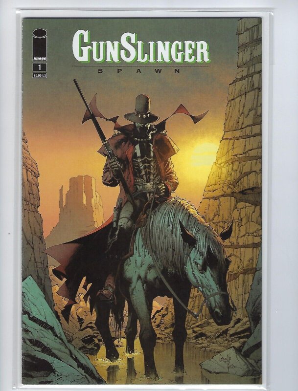 Gunslinger Spawn 1 Capullo & Booth, McFarlane Variant Covers (2021) Clean {NM}