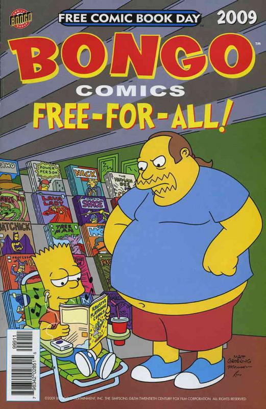Bongo Comics Free-For-All! FCBD #2009 FN Bongo - save on shipping - details insi