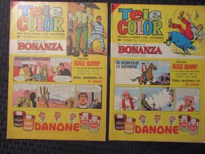 1967 TELE COLOR Spanish Comic Section #222 225 VG+ 4.5 Bonanza / Bugs Bunny 14pg