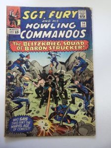 Sgt. Fury #14 (1965) VG Condition