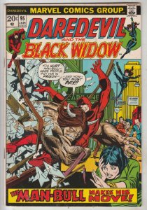 Daredevil #95 (Jan-73) VG+ Affordable-Grade Daredevil, Black Widow
