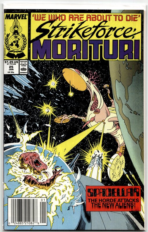 Strikeforce: Morituri #25 (1989) Strikeforce: Morituri