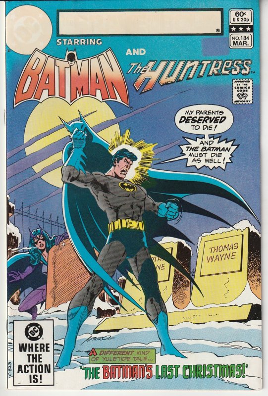 Brave and The Bold(vol. 1) #  184 Batman and The Huntress