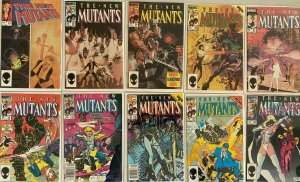 New mutants comic lot from:#2-99 35 difference avg 7.0 (range 6.0-8.0) (1983-91)