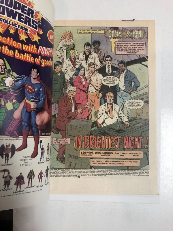 Green Lantern (1985) # 186 (F/VF) Canadian Price Variant (CPV)