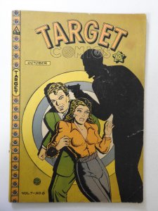 Target Comics #74 (1946) VG- Condition 1 in tear fc