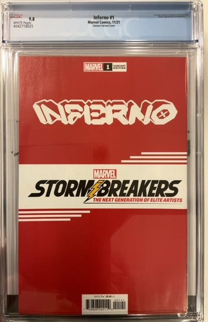 Inferno #1 Carnero Cover CGC 9.8