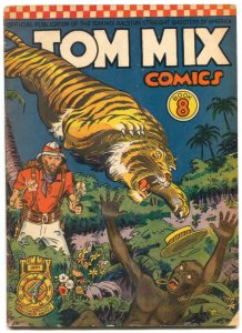 Tom Mix Comics #8 1942- Ralston Straight Shooters- Fred Meagher VG