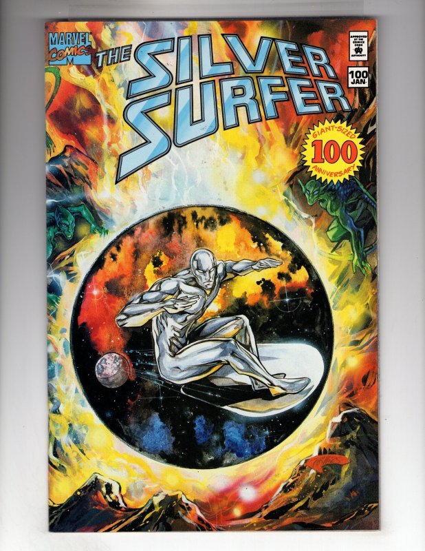 Silver Surfer #100 (1995)  NM- 9.2 Anniversary Issue   / ECA7X