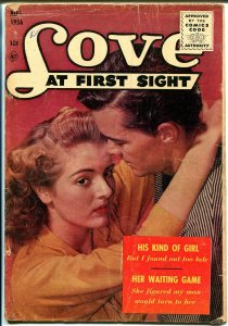 Love At First Sight #42 1956-Ace-Spicy Art-photo cover-penultimate issue-G/VG