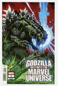 GODZILLA DESTROYS THE MARVEL UNIVERSE #2 MARVEL 2025 JEFF ZORNOW VARIANT NM