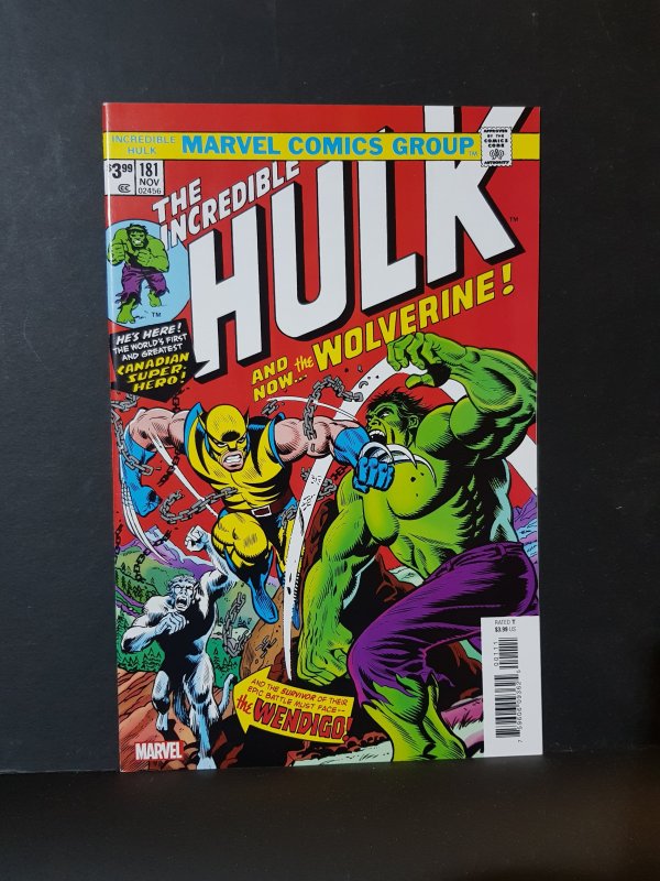 The Incredible Hulk #181 facsimile