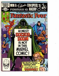 4 Marvel Comics Fantastic Four # 238 267 358 + Thing # 14 Dr. Doom Torch J222