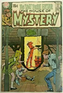 HOUSE OF MYSTERY#184 VG/FN 1969 DC SILVER AGE COMICS