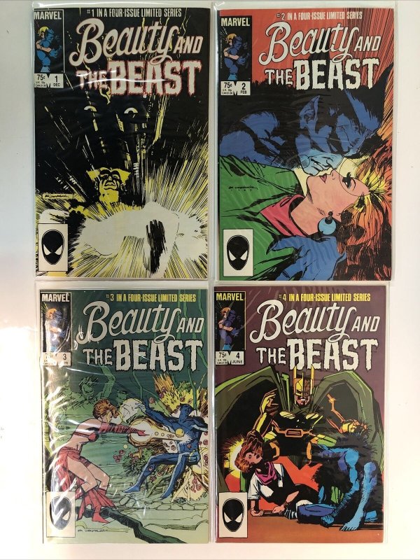 Beauty And The Beast (1984) Complete Limited Series # 1-4 (VF/NM) Marvel