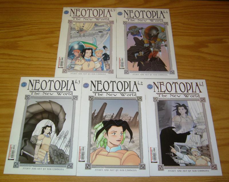 Neotopia vol. 4: the New World #1-5 VF/NM complete series - rod espinosa set lot