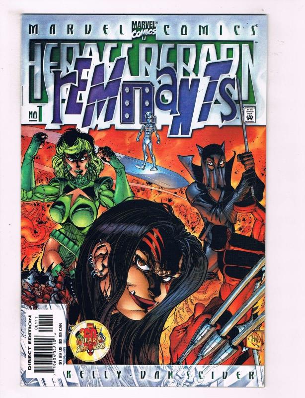 Lot Of 7 Heroes Reborn Marvel Comics Doom Doomsday Rebel Ashema Remnants # 1 CH9