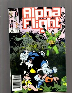 Lot of 12 Alpha Flight Marvel Comics #17 18 21 22 23 25 28 29 30 32 36 38 GB1