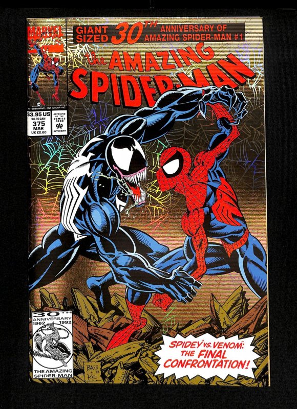 Amazing Spider-Man #375 Venom Appearance! Anniversary Issue!