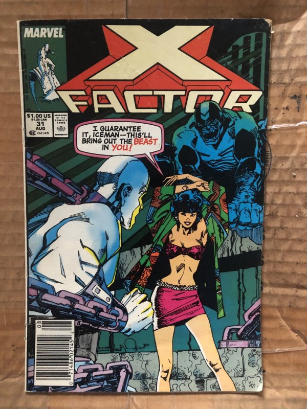 X-Factor #31 Newsstand Edition (1988)