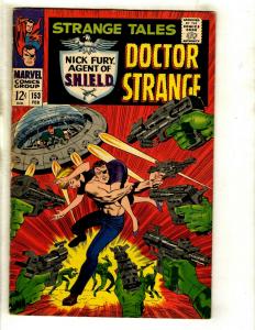 Strange Tales # 153 VF Marvel Comic Book Doctor Strange Nick Fury Shield GK3