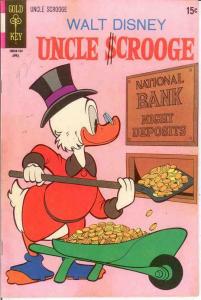 UNCLE SCROOGE 92 VG-F   April 1971 COMICS BOOK