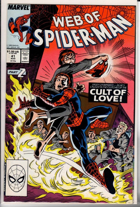 Web of Spider-Man #41 Direct Edition (1988) 8.5 VF+