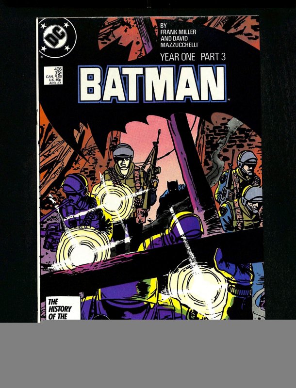 Batman #406 Year One Part 3 Frank Miller!