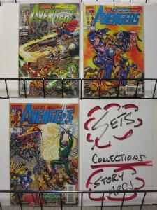 AVENGERS (1997) 16-18  vs Wrecking Crew!