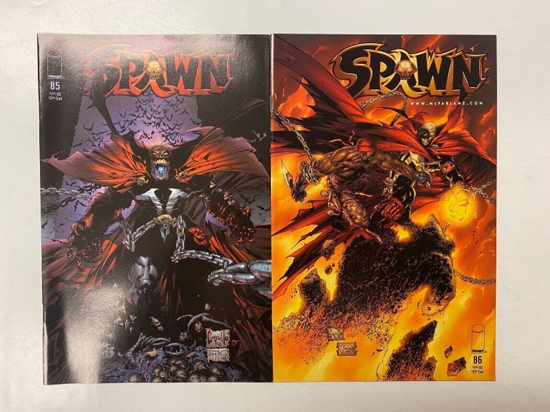 3 Spawn IMAGE comic book #85 86 87 108 MS10