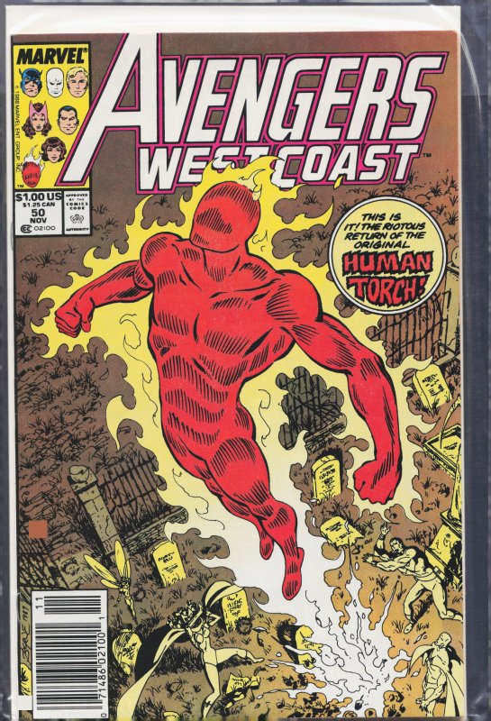 Avengers West Coast #50 (1989) West Coast Avengers / Avengers West Coast