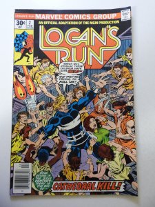 Logan's Run #2 (1977) FN+ Condition two small tears bc